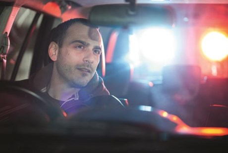 Pulled over cops